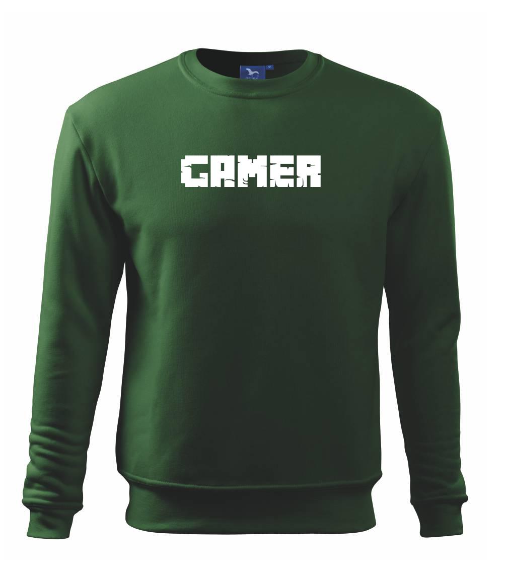 Tričká pre ajťákov - Gamer nápis - Mikina Essential detská