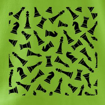 Šachové figúrky vo štvorci