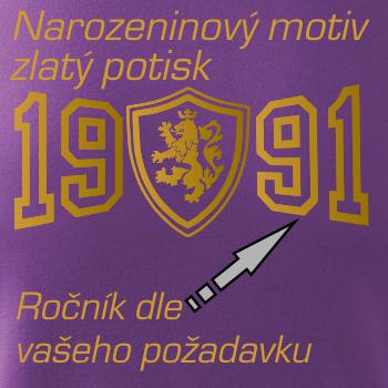 Narodeninový motív - znak - zlatá potlač