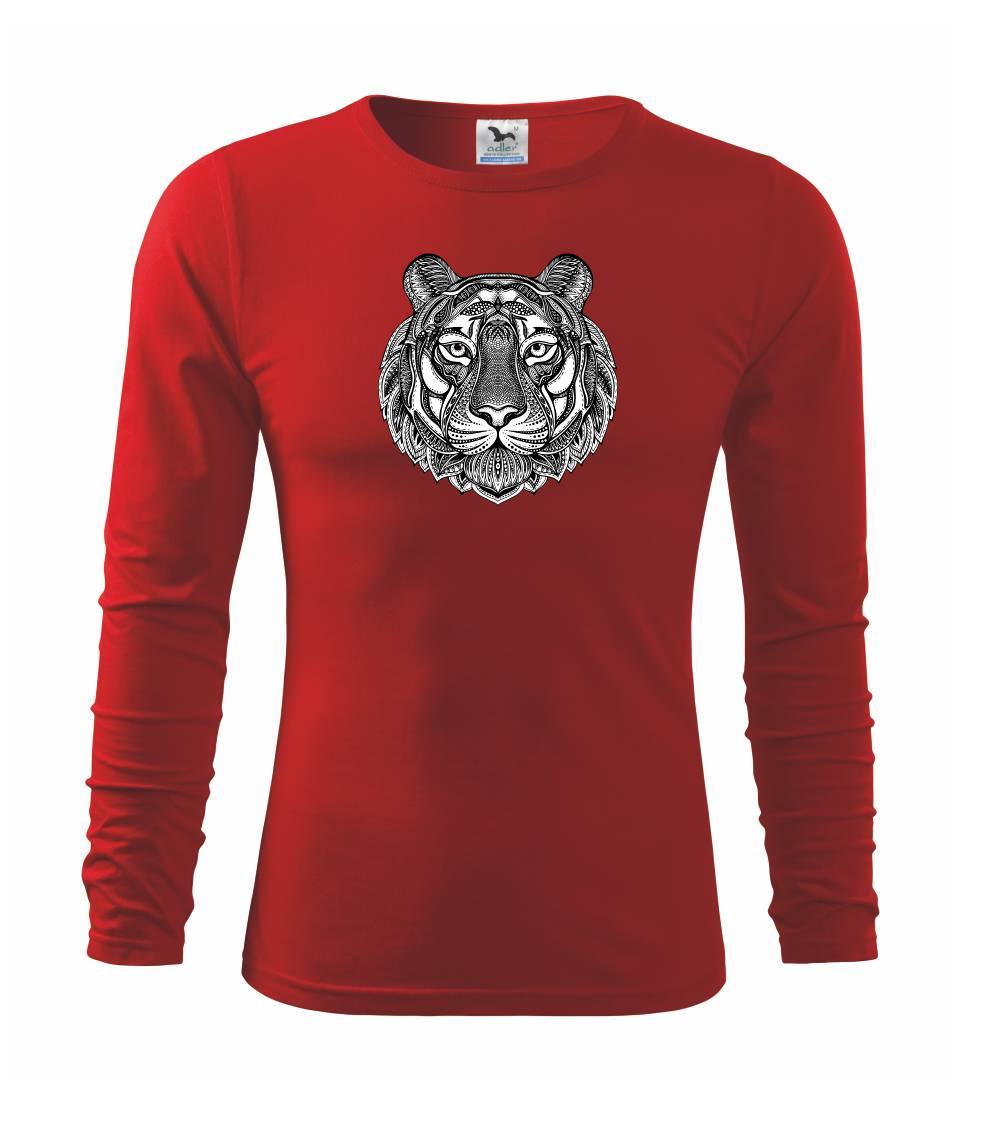 Tričká so zvieratami - Tiger kreslený - Tričko detské Long Sleeve