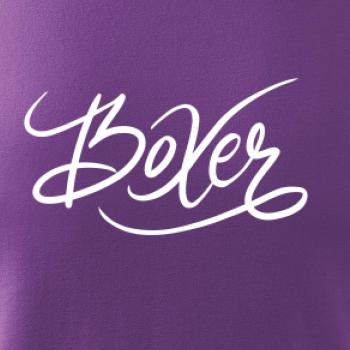 Boxer - nápis okrasný