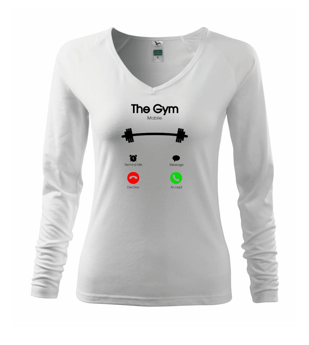 Posilňovani - The Gym Mobile - Tričko dámske Elegance