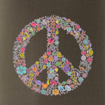 Peace symbol lístočky