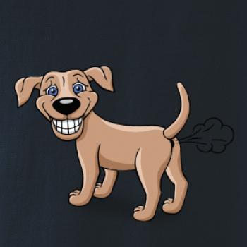 Prdiace pes kreslený (Hana-creative)