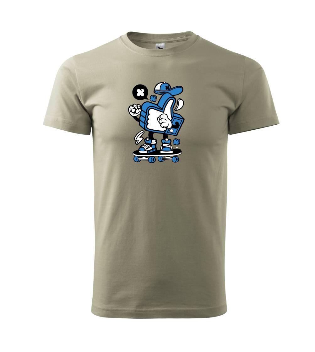 Tričká pre ajťákov - Lajkár - Tričko extra veľké  (5-8XL)
