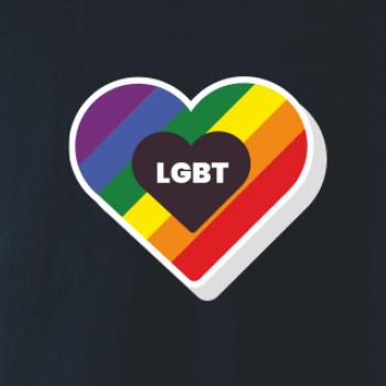 LGBT srdce dúhové