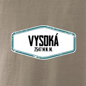 Vrchol Vysoká Vrchol Vysoká