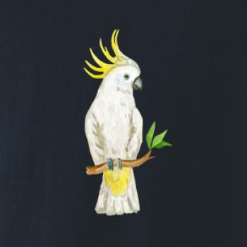 Papagáj Kakadu kreslený Papagáj Kakadu kreslený