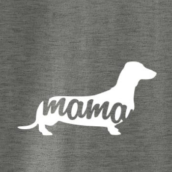 Jazvečík krátkosrstý mama obrys