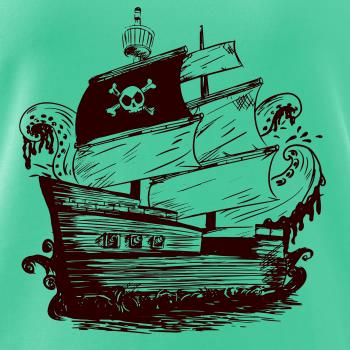 Pirátská loď maľovaná