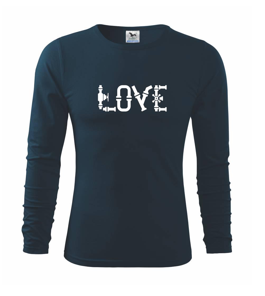 Inštalatér love - Tričko s dlhým rukávom FIT-T long sleeve