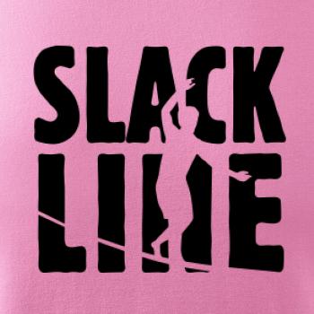 Slackline nápis