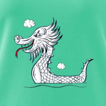 Dračia loď olejomaľba