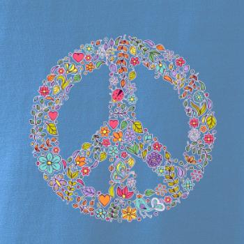 Peace symbol lístečky