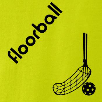 Floorball nápis šikmo Floorball nápis šikmo