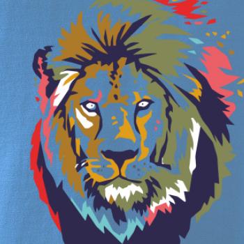 Hlava leva kreslená jednoduchá