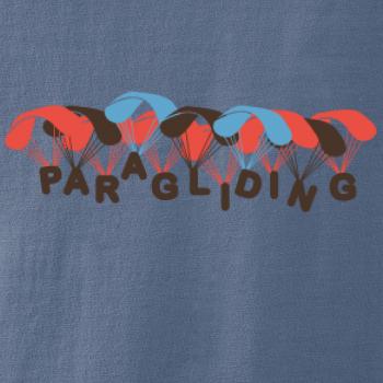 Paragliding nápis s padáky Paragliding nápis s padáky