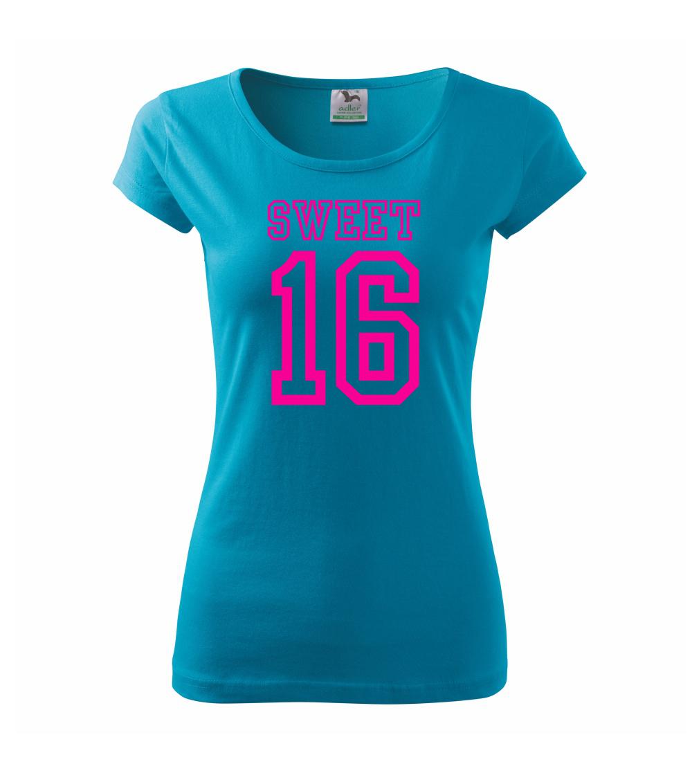 Tričká na párty - Sweet 16 - Dámske tričko Pure