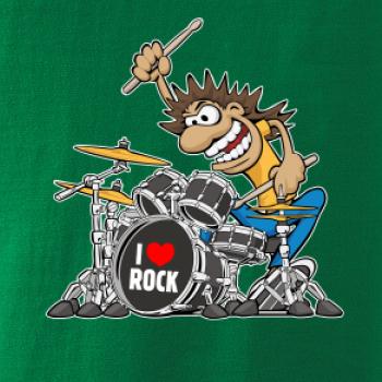 I love rock bubeník I love rock bubeník