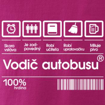 Čiarový kód - Vodič autobusu / Vodička autobusu