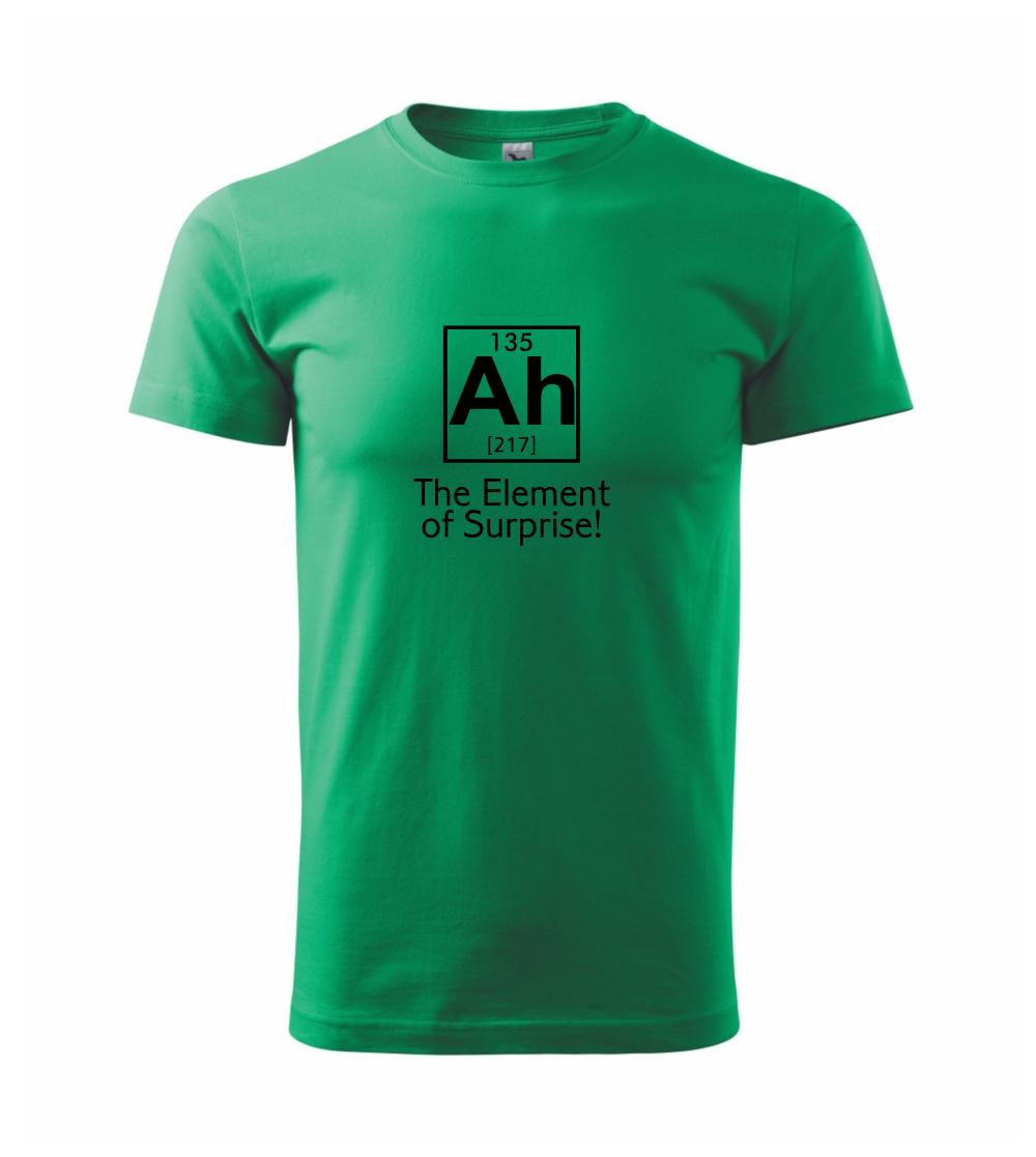 Tričká pre ajťákov - Ah element of surprise - Klasické pánske tričko vyššej gramáže