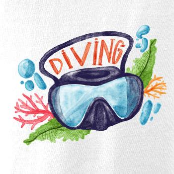 Diving obrázok kreslený