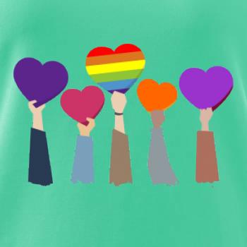 LGBT ruky srdce
