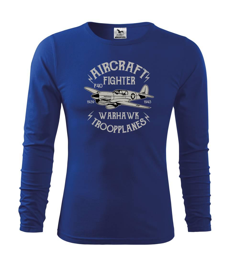 Vojenská tričká s potlačou - Warhawk - Tričko detské Long Sleeve