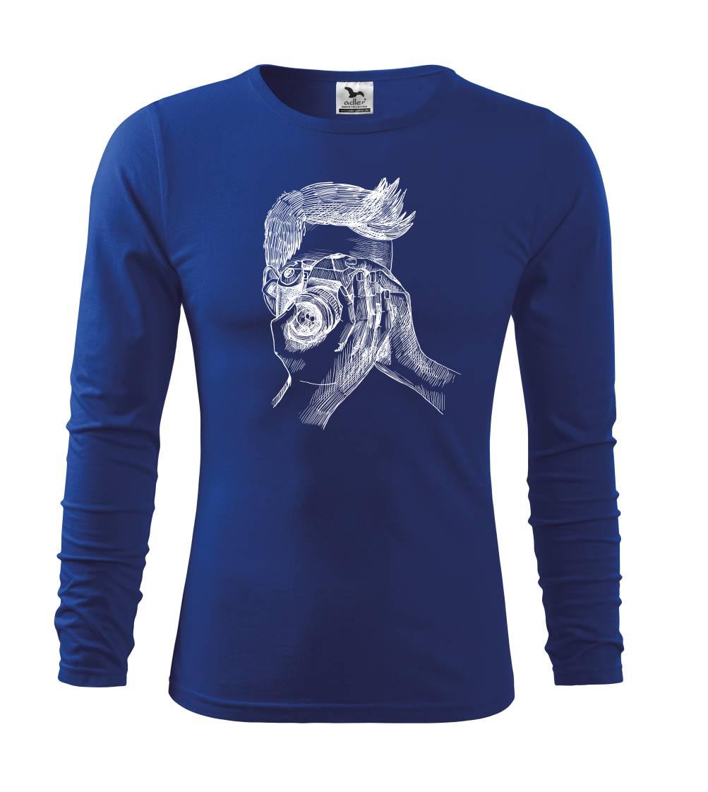Tričká pre fotografov - Fotograf kreslený - Tričko detské Long Sleeve