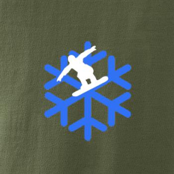 Snowboard vločka Snowboard vločka