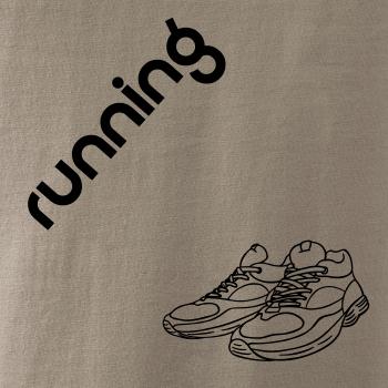 Running nápis šikmo