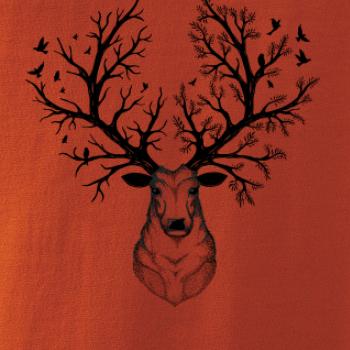 Jeleň ilustrácia