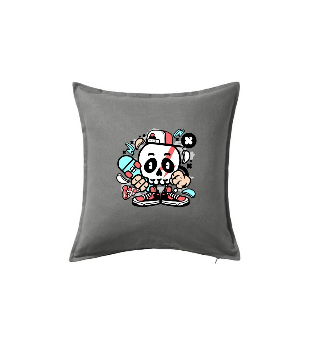 Longboard a Skatebord - Roztomilý skejťák - Vankúš 50x50