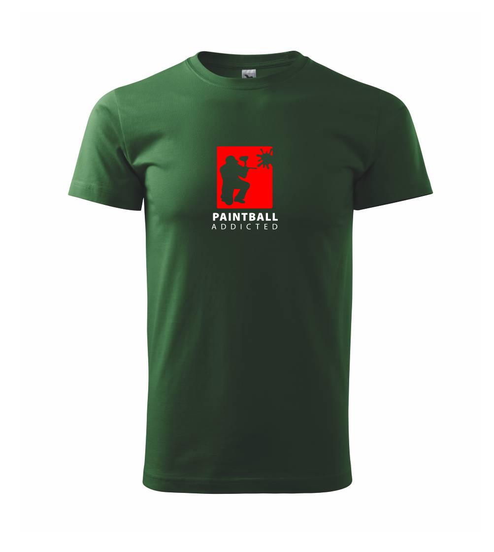 Airsoft a Paintball - Paintball addicted - Tričko extra veľké  (5-8XL)