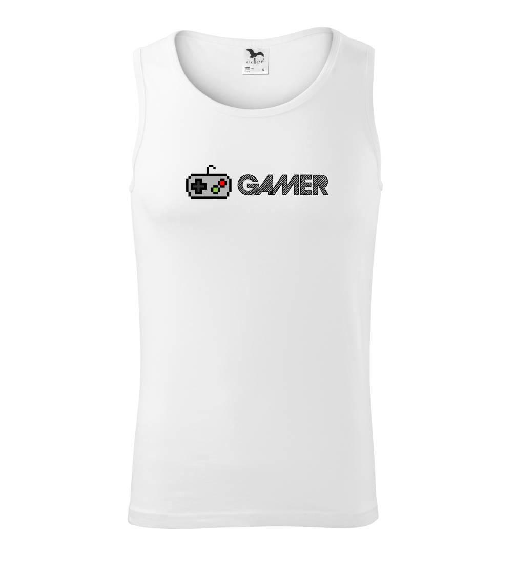 Tričká pre ajťákov - Gamer - ikona gamepad - Tielko pánske Core