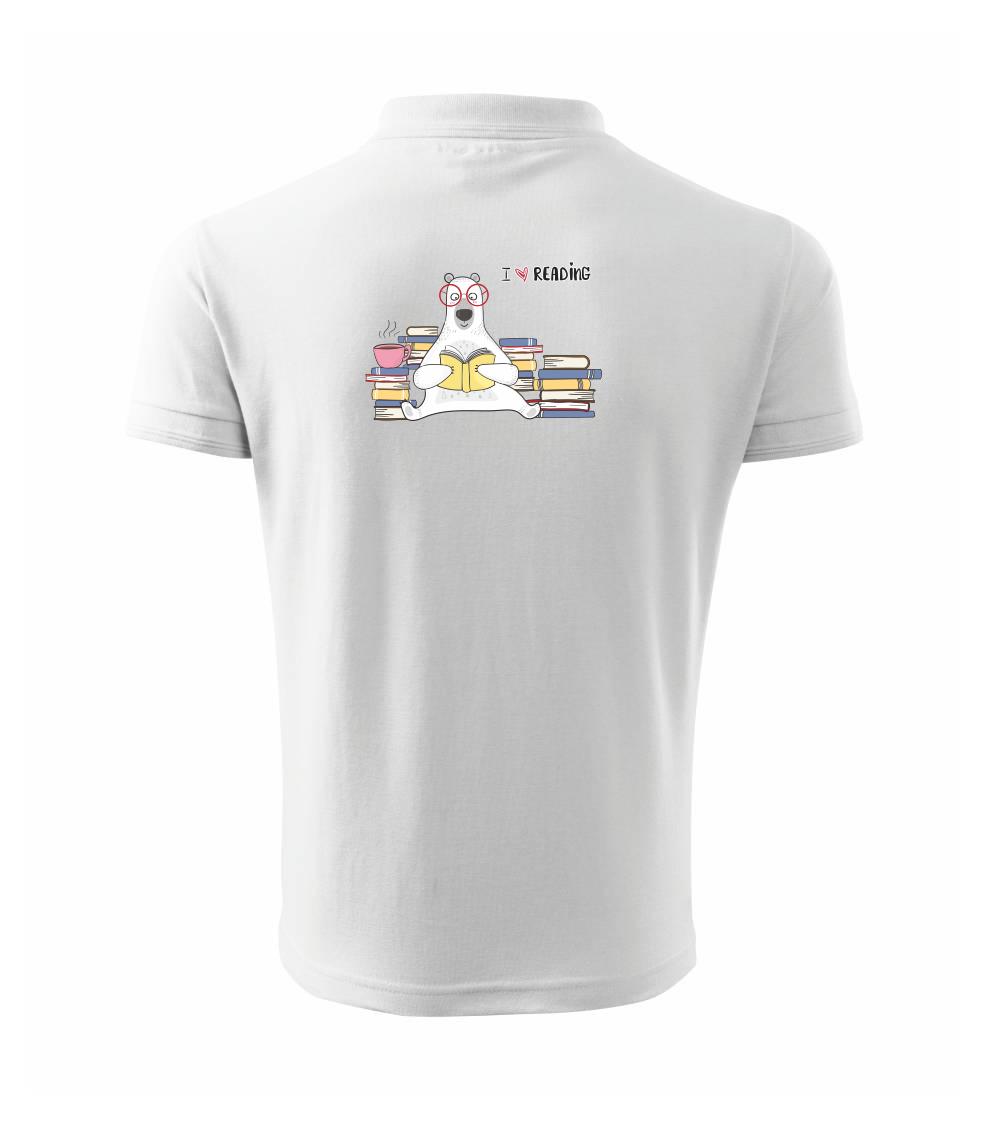 I love reading medveď I love reading medveď