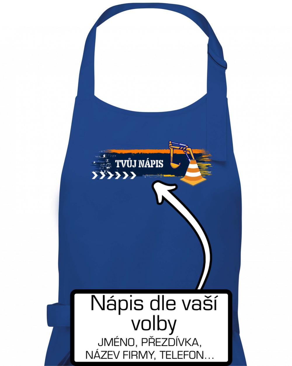 Stavba - vlastní nápis - bagrista