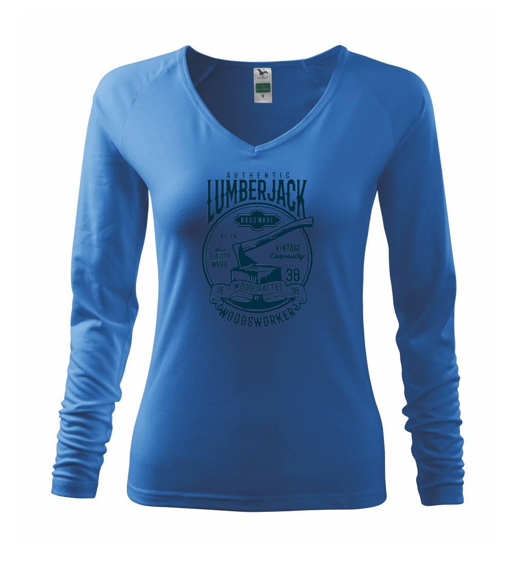Tričká pre poľovníkov a drevorubačov - Authentic Lumberjack - Tričko dámske Elegance