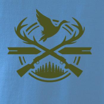 Lovec a kačice - zelený