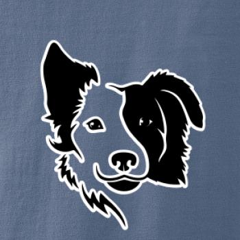 Border kólie obrys hlavy