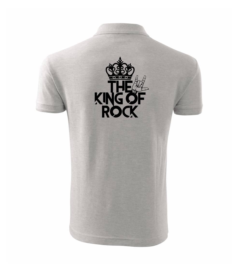 Hudobné tričká - King of rock - Polokošeľa pánska Pique Polo 203