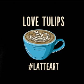 Love tulips - latteart (Radek Pilař ART)