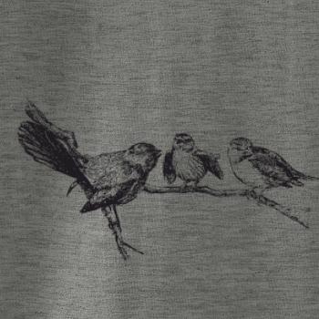 Vtáčiky na vetve maľované Vtáčiky na vetve maľované