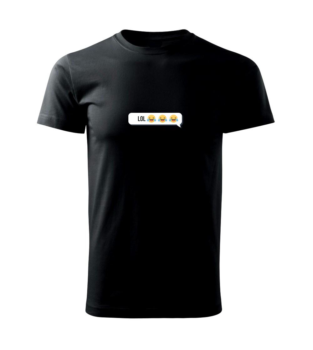 Tričká pre ajťákov - Emoji - LOL - Tričko extra veľké  (5-8XL)