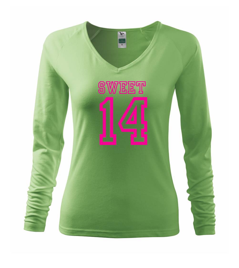 Tričká na párty - Sweet 14 - Tričko dámske Elegance