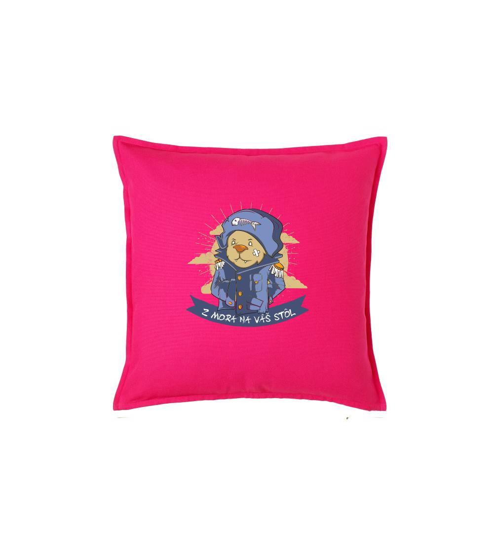 Tričká pre rybárov s potlačou - Z mora na váš stôl - Vankúš 50x50