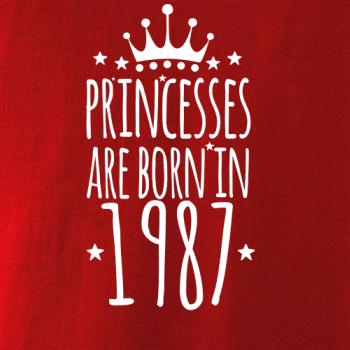 Princesses are born in 1987