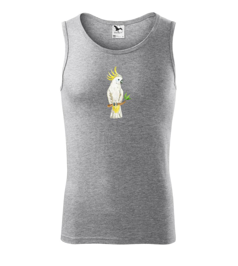 Papagáj Kakadu kreslený Papagáj Kakadu kreslený