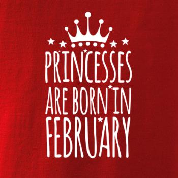 Princesses are born in February
