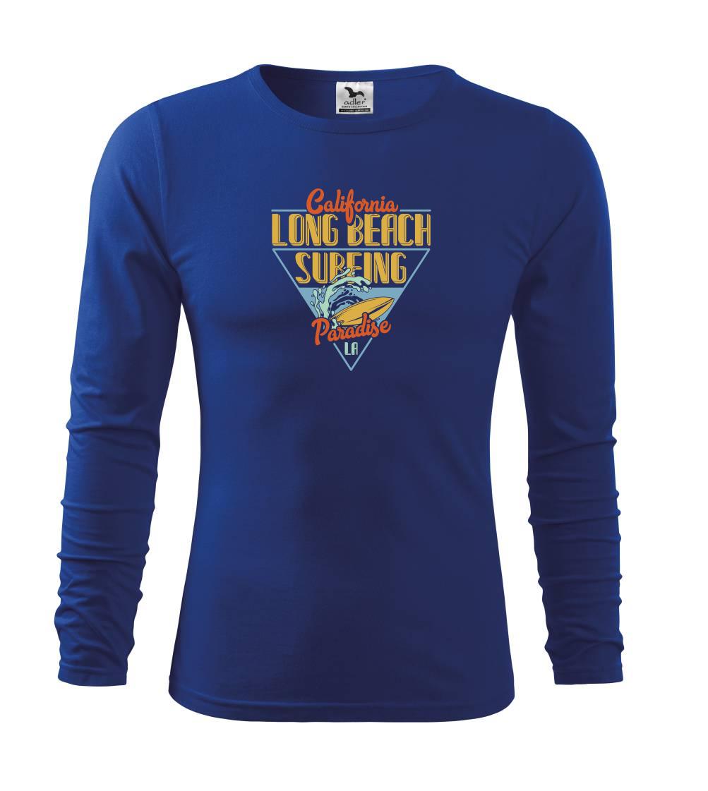 Surferske tričká - California Long Beach Paradise - Tričko detské Long Sleeve